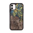 iPhone 11 Wood Phone Case - Lavonne (Teal & Gold, 727149) Online