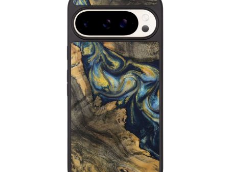 Pixel 9 Pro Wood Phone Case - Hazem (Green, 729204) Cheap