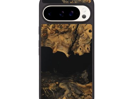 Pixel 9 Wood Phone Case - Raina (Pure Black, 730469) on Sale