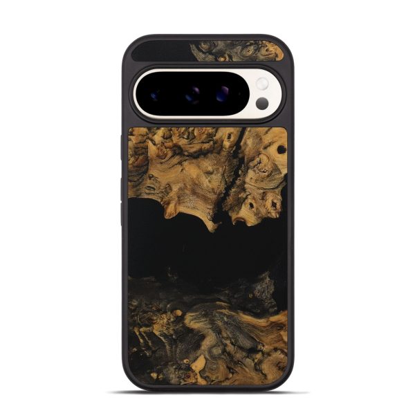 Pixel 9 Wood Phone Case - Raina (Pure Black, 730469) on Sale