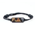 Classic Wood Bracelet - Frederick (Black & White, 728964) on Sale