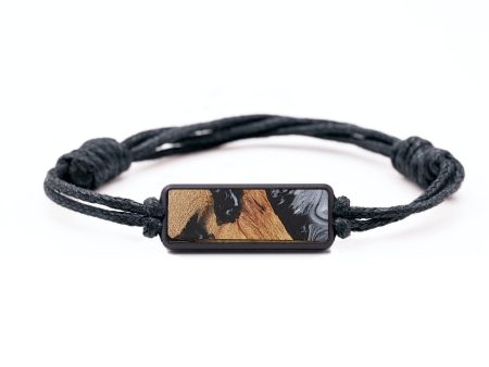 Classic Wood Bracelet - Frederick (Black & White, 728964) on Sale