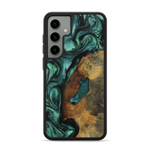 Galaxy S24 Plus Wood Phone Case - Carolien (Green, 727604) For Sale