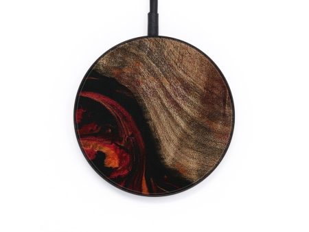 Circle Wood Wireless Charger - Tyler (Red, 729657) Fashion