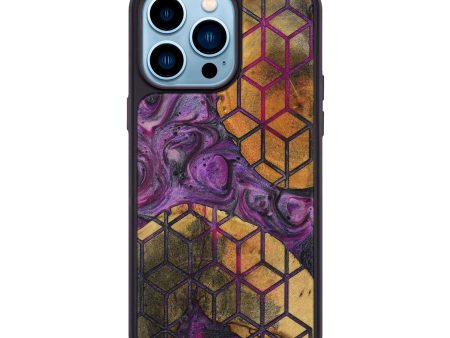 iPhone 14 Pro Max Wood Phone Case - Ellen (Pattern, 726756) Sale