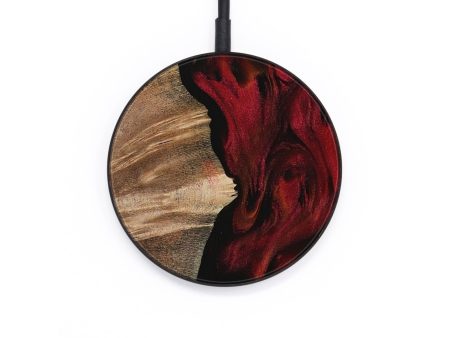 Circle Wood Wireless Charger - Atsuo (Red, 730925) Supply