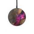 Circle Wood Wireless Charger - Robyn (Purple, 726555) For Cheap