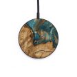 Circle Wood Wireless Charger - Mozell (Teal & Gold, 730793) Cheap