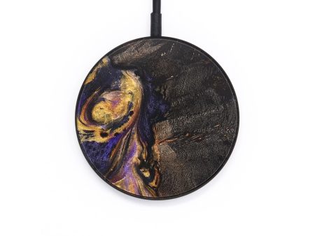 Circle Wood Wireless Charger - Grady (Purple, 727279) Cheap