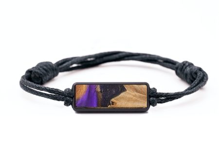 Classic Wood Bracelet - Mallory (Purple, 727355) Fashion