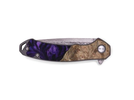 EDC Wood Pocket Knife - Lorenzo (Purple, 730815) Online