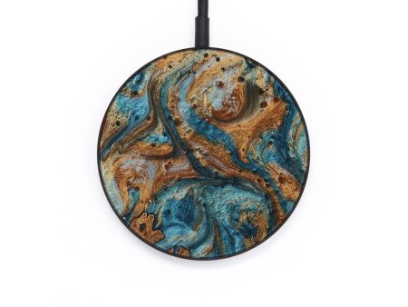 Circle Wood Wireless Charger - Bonnie (Pattern, 728619) Sale