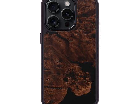 iPhone 16 Pro Wood Phone Case - Teji (Wood Burl, 731151) Supply