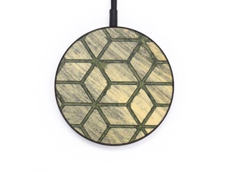 Circle Wood Wireless Charger - Ronald (Pattern, 726912) Sale