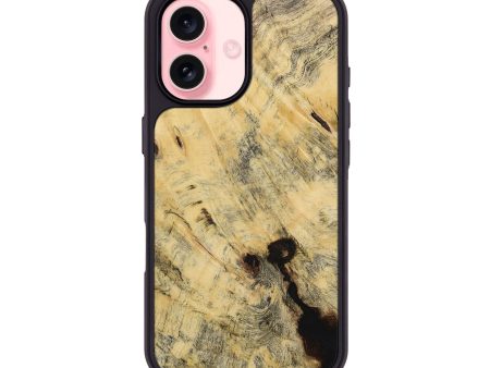 iPhone 16 Wood Phone Case - Aedan (Wood Burl, 730662) For Cheap