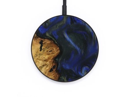 Circle Wood Wireless Charger - Jurgen (Blue, 731269) For Sale