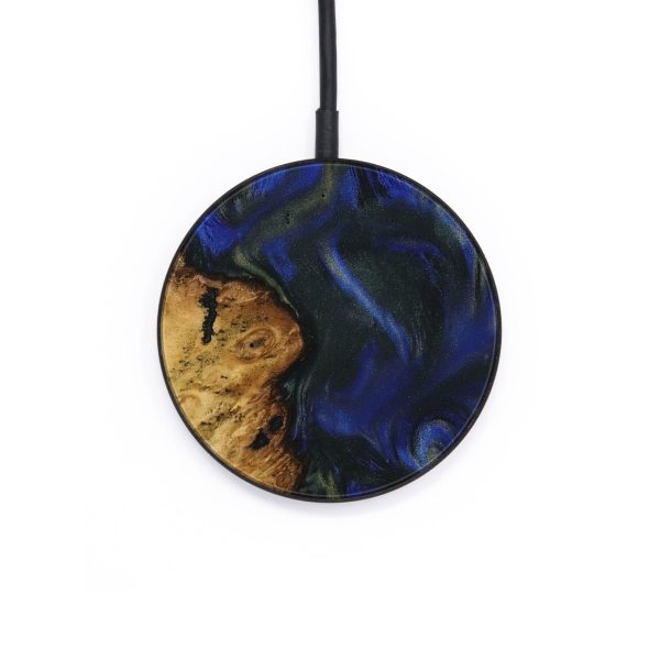 Circle Wood Wireless Charger - Jurgen (Blue, 731269) For Sale