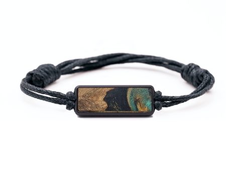 Classic Wood Bracelet - Michele (Teal & Gold, 728728) Discount