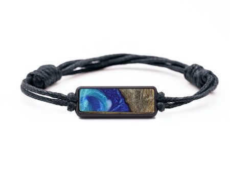 Classic Wood Bracelet - Hannah (Blue, 727345) Cheap