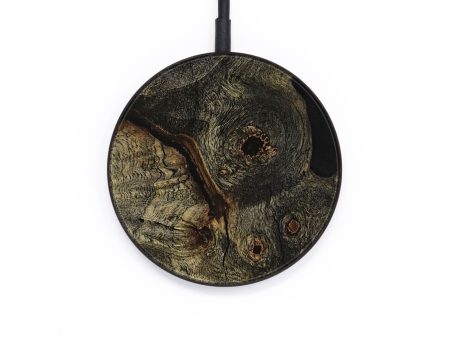 Circle Wood Wireless Charger - Ryley (Wood Burl, 730083) For Discount