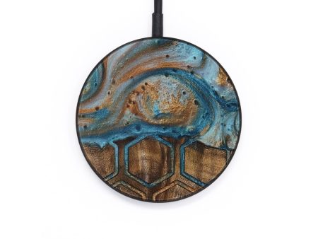 Circle Wood Wireless Charger - Tishie (Pattern, 728637) Hot on Sale