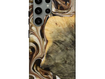 Galaxy S23 Ultra Wood Live Edge Phone Case - Neil (Black & White, 730984) Hot on Sale