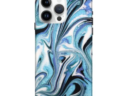 iPhone 15 Pro Max ResinArt Live Edge Phone Case - Keep (Blue, 731383) Discount