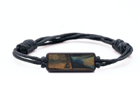 Classic Wood Bracelet - Karen (Teal & Gold, 728758) Online