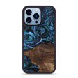 iPhone 14 Pro Max Wood Phone Case - Rina (Blue, 729019) Cheap