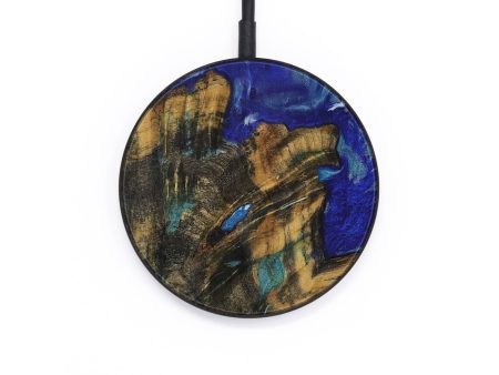 Circle Wood Wireless Charger - Schell (Blue, 730840) Fashion