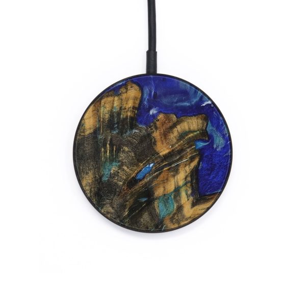 Circle Wood Wireless Charger - Schell (Blue, 730840) Fashion