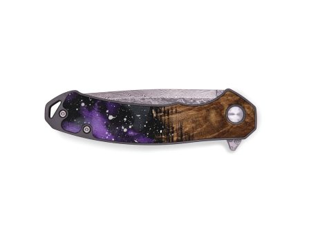 EDC Wood Pocket Knife - Qafi (Cosmos, 730852) Fashion