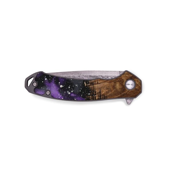 EDC Wood Pocket Knife - Qafi (Cosmos, 730852) Fashion