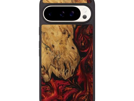 Pixel 9 Wood Phone Case - Juergen (Red, 729660) For Cheap