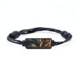 Classic Wood Bracelet - Dexter (Teal & Gold, 728729) Hot on Sale