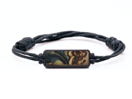 Classic Wood Bracelet - Dexter (Teal & Gold, 728729) Hot on Sale