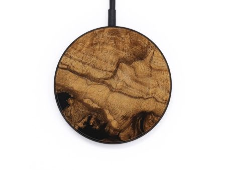 Circle Wood Wireless Charger - Raeann (Wood Burl, 730813) Online Hot Sale