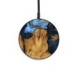 Circle Wood Wireless Charger - Nguyen (Teal & Gold, 730232) Online Sale