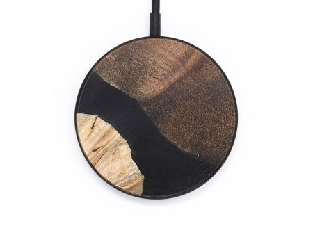 Circle Wood Wireless Charger - Farrah (Pure Black, 726909) Online now