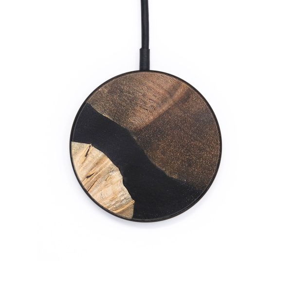 Circle Wood Wireless Charger - Farrah (Pure Black, 726909) Online now