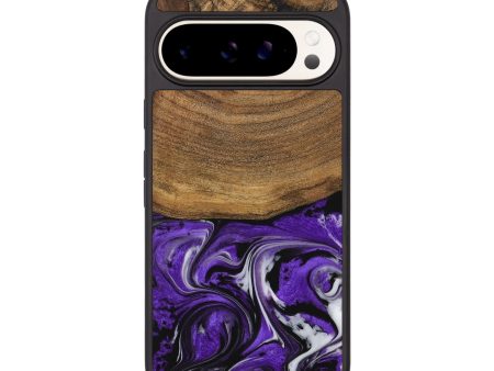 Pixel 9 Wood Phone Case - Malory (Purple, 729381) Online Sale