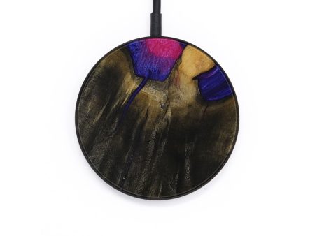 Circle Wood Wireless Charger - Shanti (Purple, 730732) Online Sale