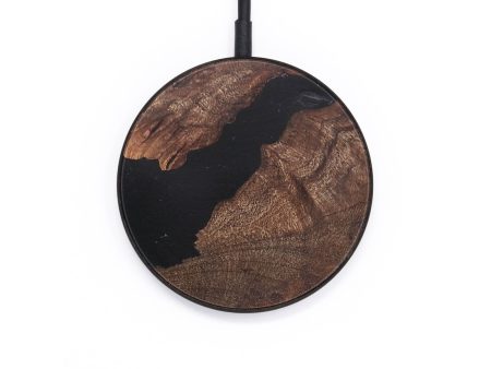 Circle Wood Wireless Charger - Ana (Pure Black, 727290) For Discount