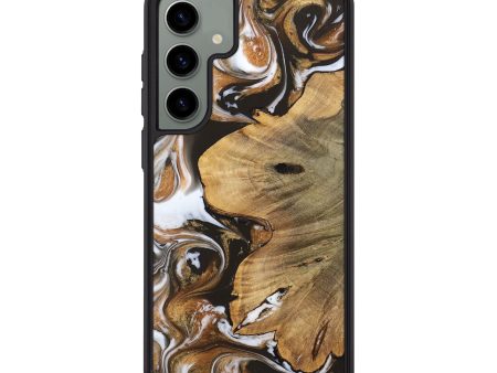 Galaxy S24 Plus Wood Phone Case - Dilpreet (Black & White, 727552) For Discount