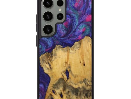 Galaxy S24 Ultra Wood Phone Case - Alphonsus (Purple, 727457) on Sale