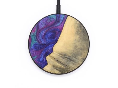 Circle ResinArt Wireless Charger - Demetrius (Purple, 727681) Discount