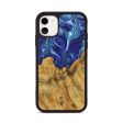 iPhone 11 Wood Phone Case - Lara (Blue, 731111) For Sale