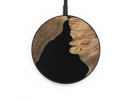 Circle Wood Wireless Charger - Killian (Pure Black, 731131) Online now