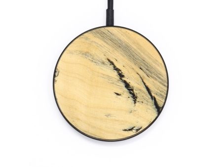 Circle Wood Wireless Charger - Shawn (Wood Burl, 727276) Fashion