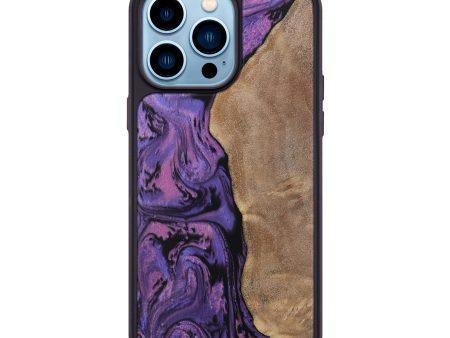 iPhone 14 Pro Max Wood Phone Case - Baker (Purple, 730402) Discount